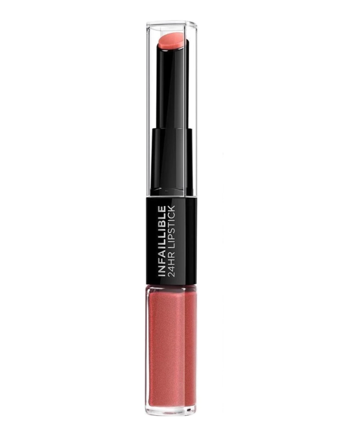 L'Oreal Paris, Infaillible 24H , Creme-Lippenstift & Lipgloss, 404, Koralle Konstant, 5.6 ml