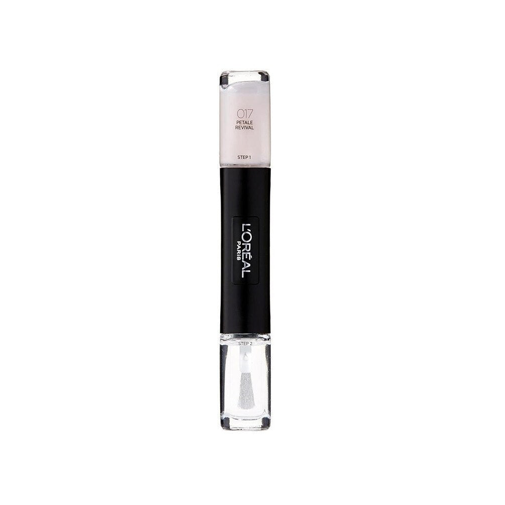 L`Oreal Paris L'Oreal Paris, Infallible, Gel-Effekt, Nagellack 2-in-1, 017, Petale Wiederbelebung, 2 x, 5 ml Regular