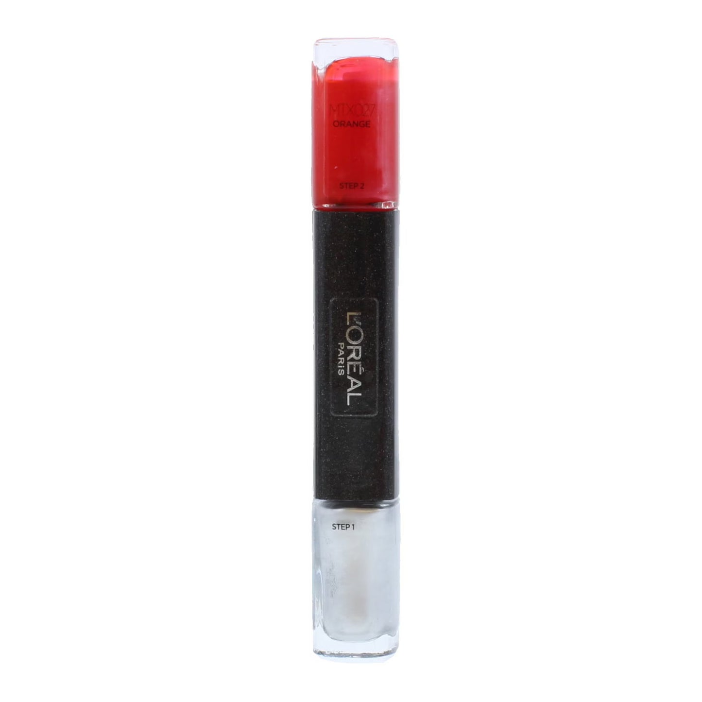 L`Oreal Paris L'Oreal Paris, Infallible, Gel-Effekt, Nagellack 2-in-1, MTX 027, Orange, 2 x, 5 ml Regular