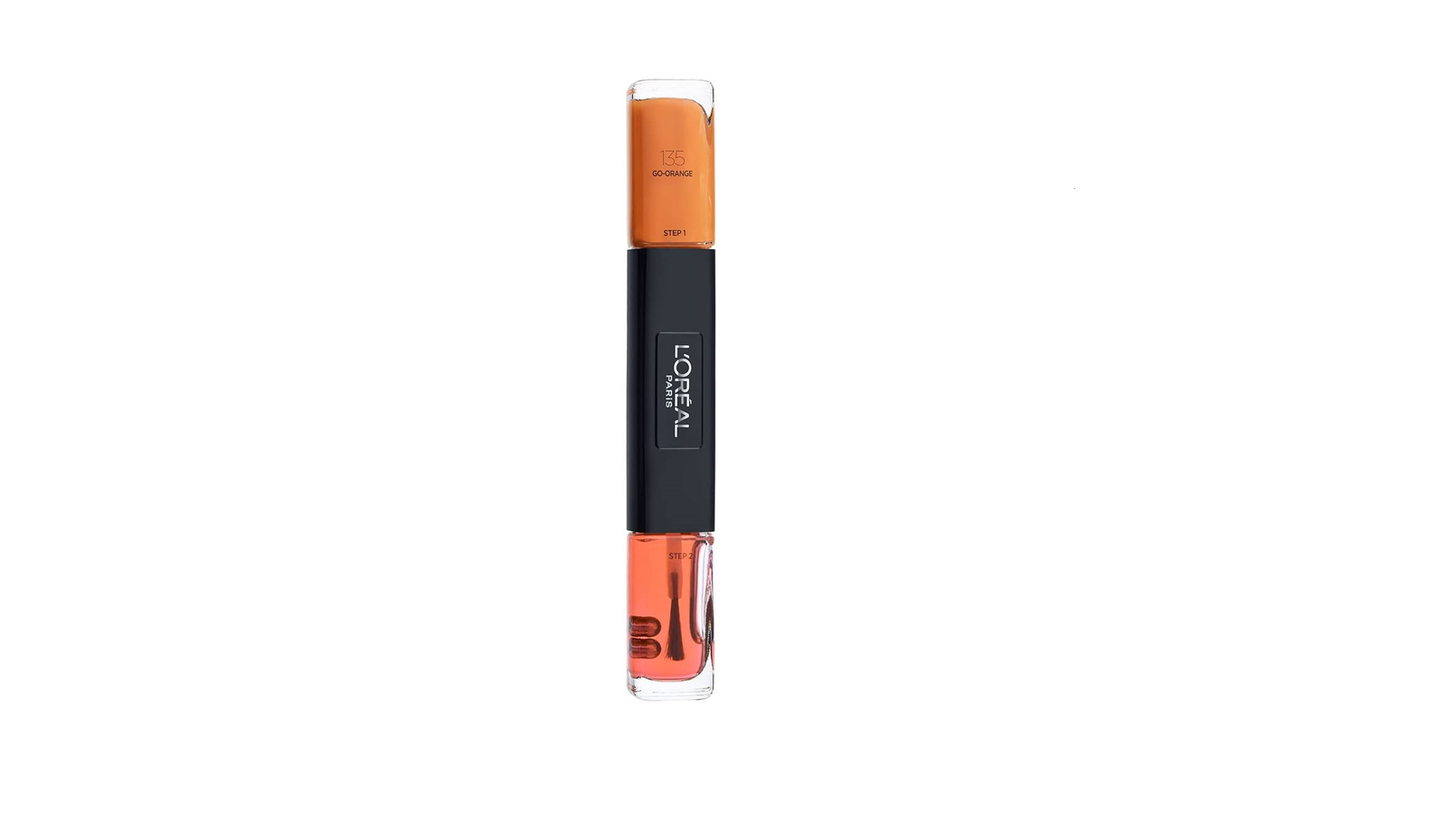 L`Oreal Paris L'Oreal Paris, Infallible, Gel-Effekt, Nagellack 2-in-1, 135, Geh-Orange, 2 x, 5 ml Regular
