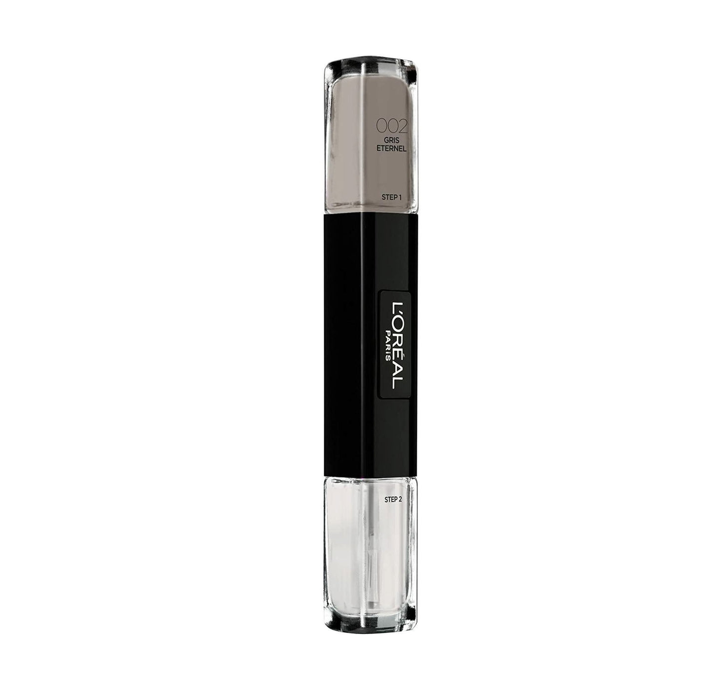 L`Oreal Paris L'Oreal Paris, Infallible, Nagellack 2-in-1, 002, Ewiges Grau, 2 x, 5 ml Regular