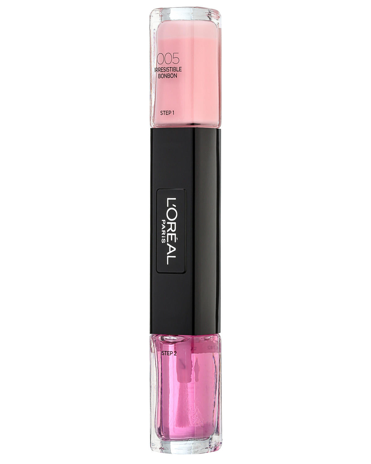 L'Oreal Paris, Infallible, Nagellack 2-in-1, 005, Unwiderstehlicher Bonbon, 2 x, 5 ml