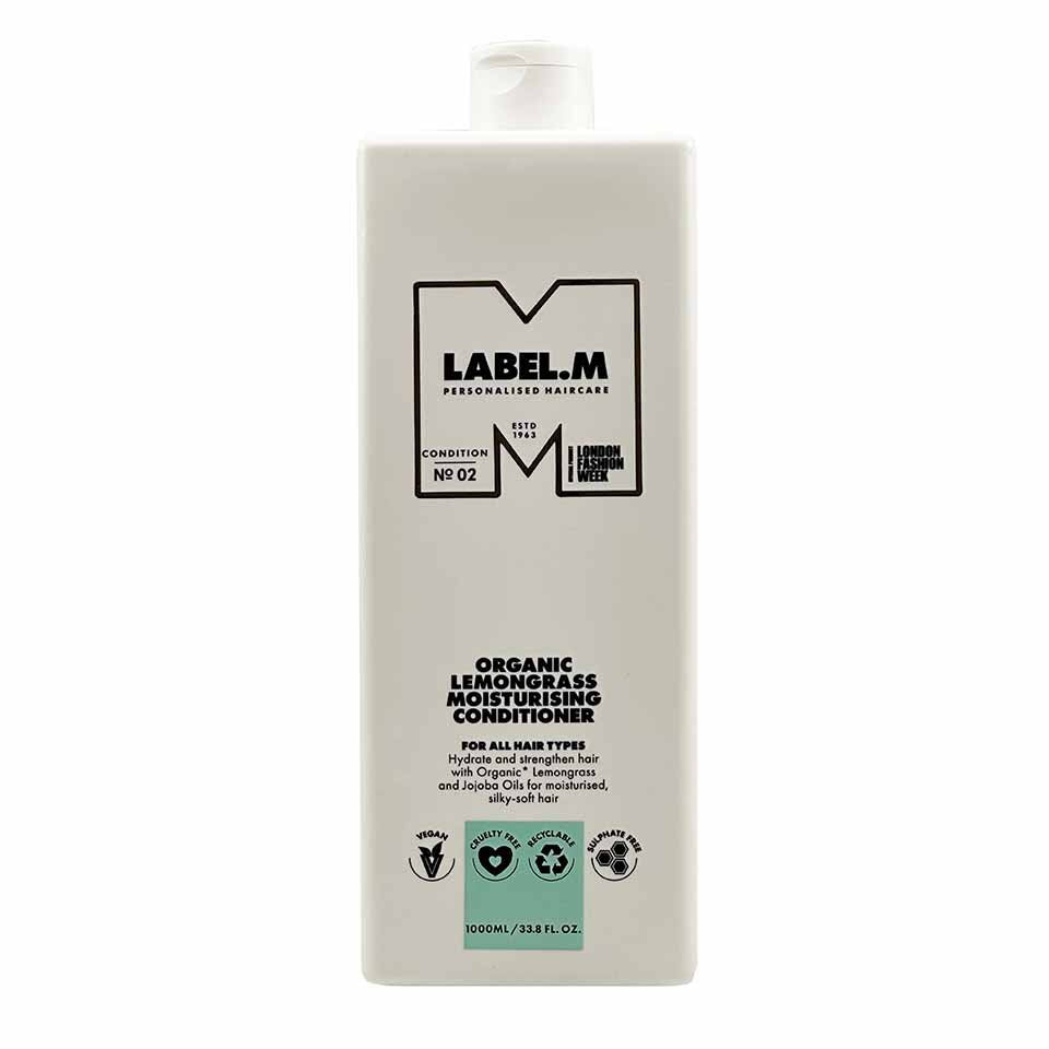 Label.M Label.M, Organic LemonGrass, Haarspülung, Feuchtigkeitsspendend, 1000 ml Regular