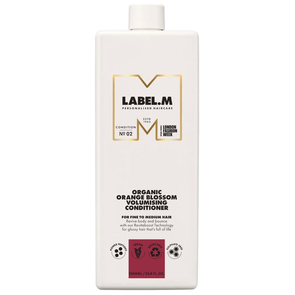 Label.M Label.M, Organic Orange Blossom, Haarspülung, Volumen und Körper, 1000 ml Regular