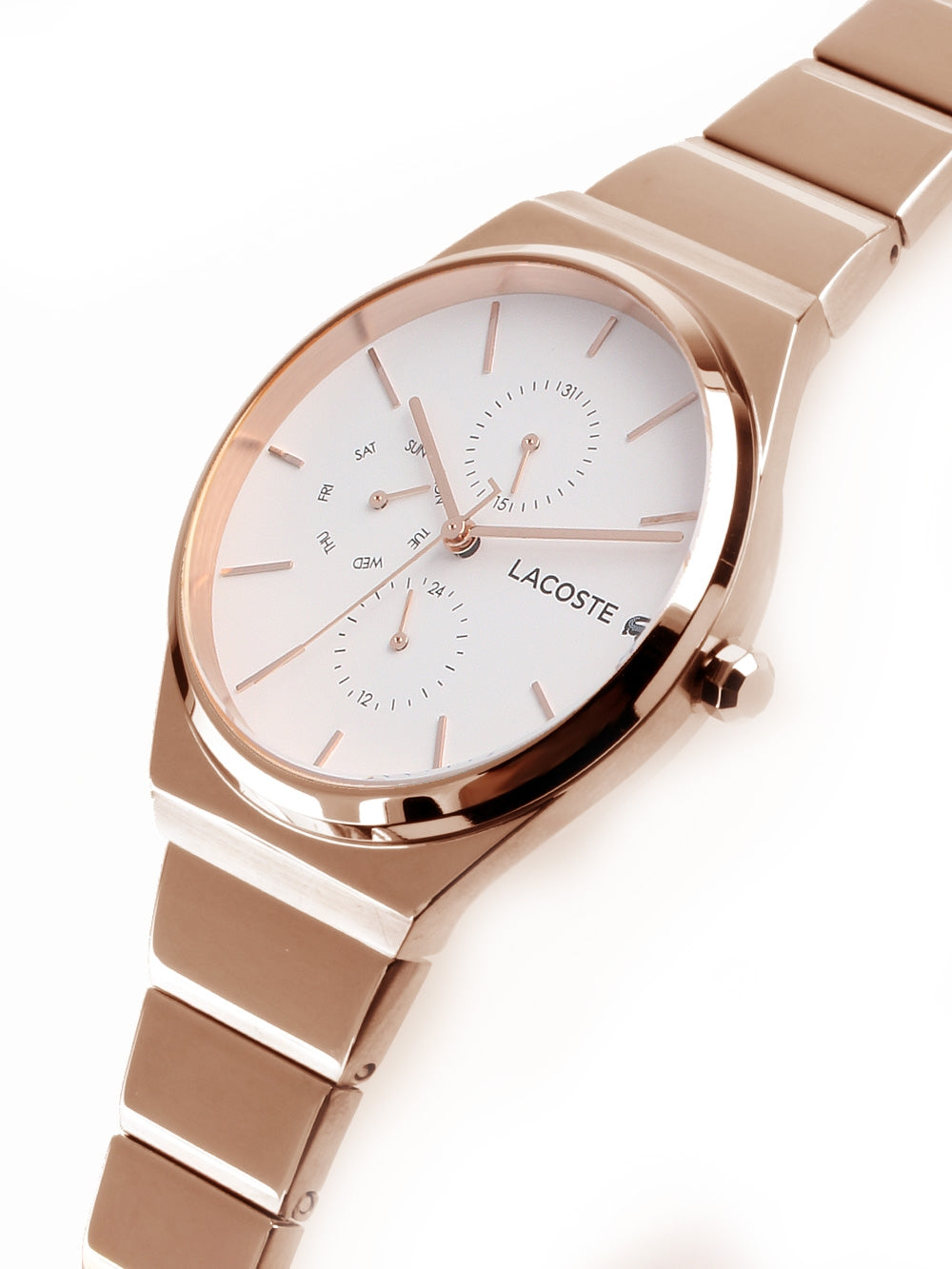 LACOSTE 2001036 Calendar - Case: 38 mm Armbanduhr 38 mm Gold ansicht-3