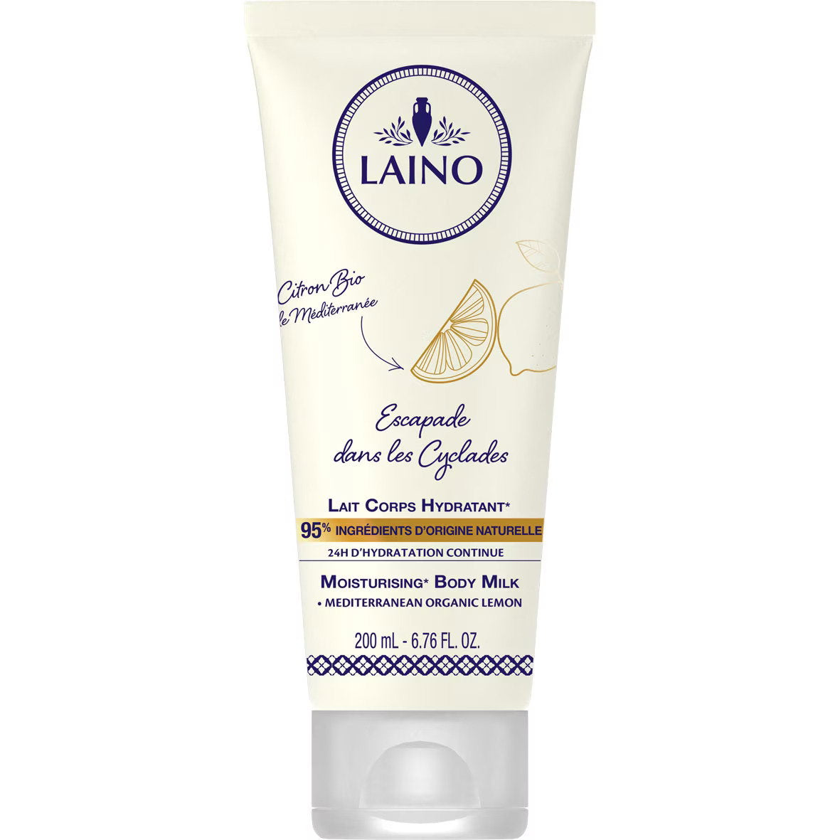 Laino Laino, Cyclades, Feuchtigkeitsspendend, Körpermilch, 200 ml Regular