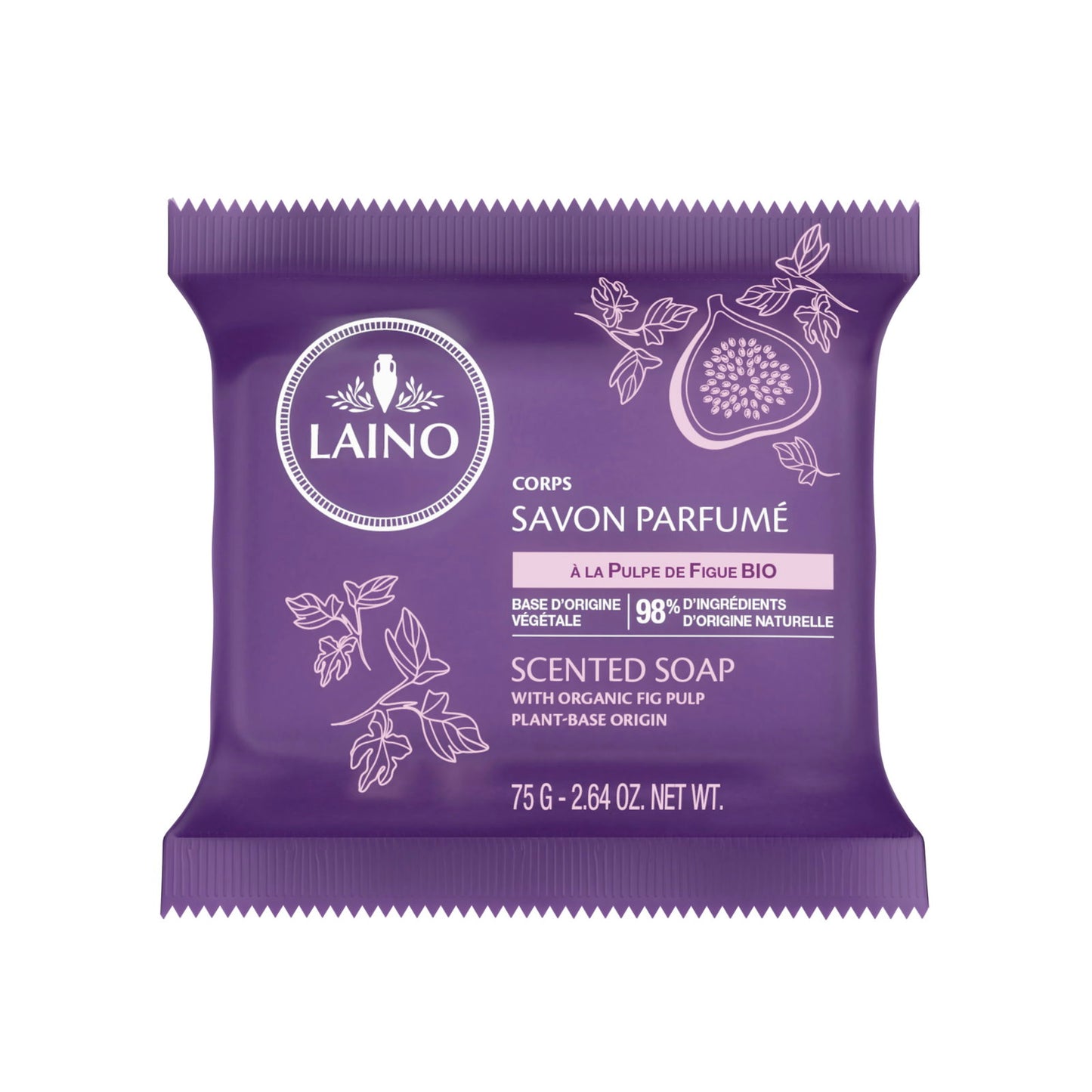 Laino Laino, Laino, Feige, Reinigung, Seifenstück, 75 g Regular