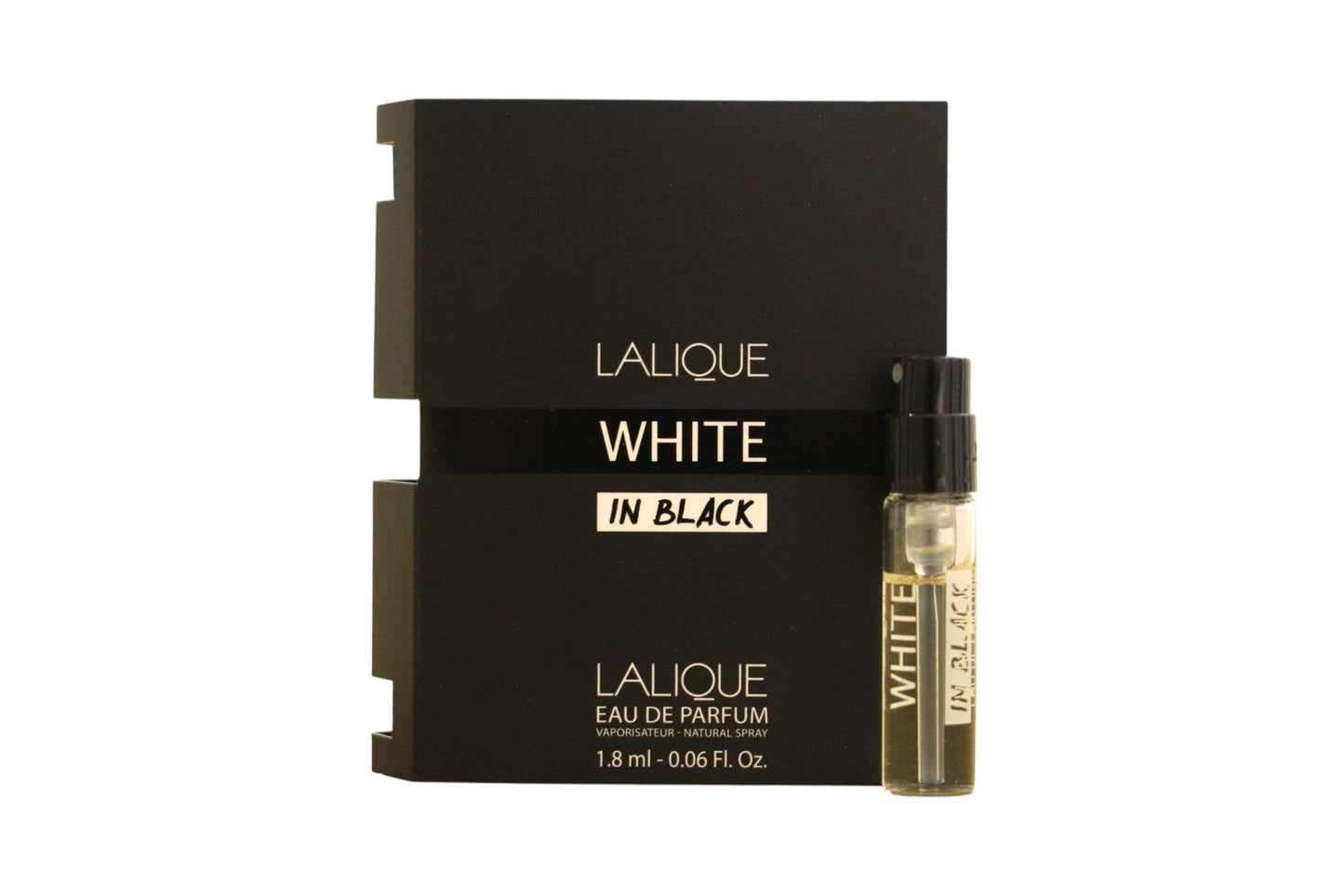 Lalique Lalique, White in Black , Eau de Parfum, Für Männer, 1.8 ml Fläschchen Vial