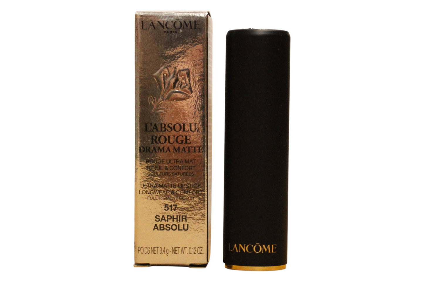 Lancome Lancome, L'Absolu Rouge, Matt, Creme-Lippenstift, 517, Saphir Abolsu, 3.4 g Regular