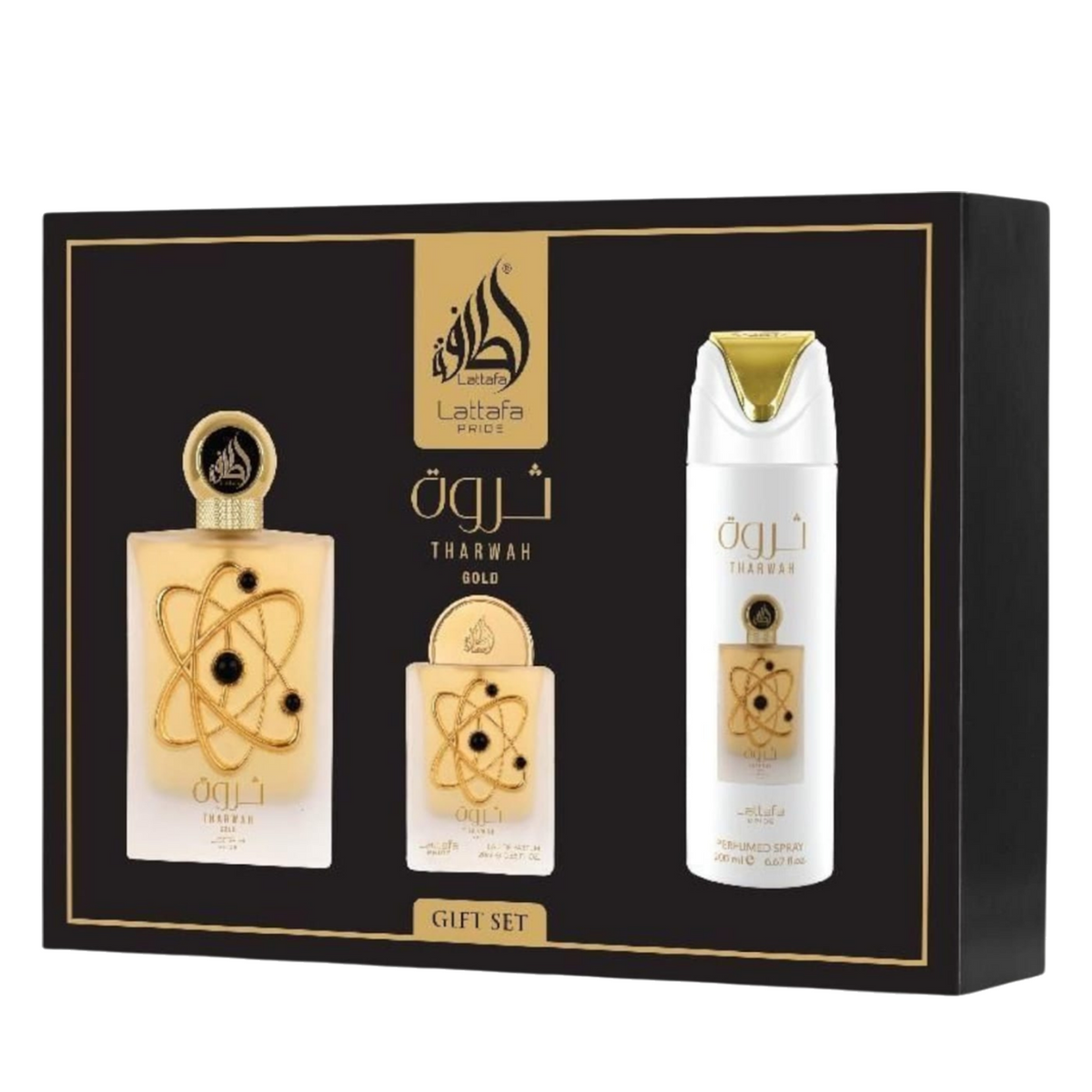Lattafa - Tharwah Gold Giftset 3 Set