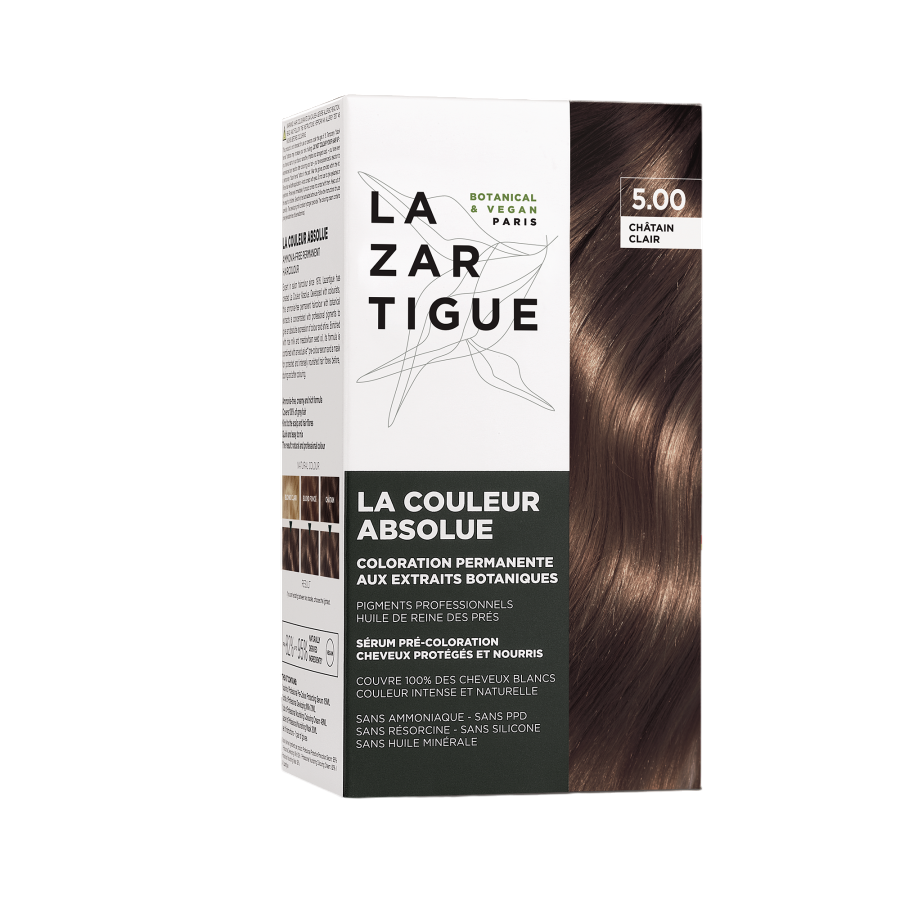 Lazartigue Lazartigue, La Couleur Absolue, Permanente Haarfarbe, 5.00 Light Chestnut, 143 ml Regular