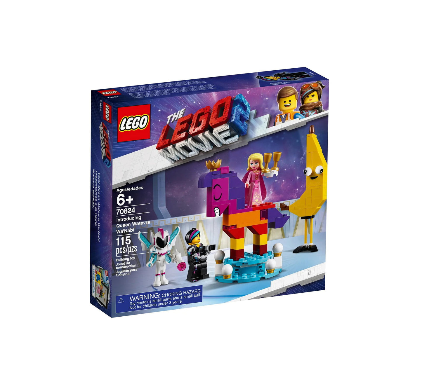 Lego Lego, The Lego Movie 2, Vorstellung von Königin Watevra Wa'Nabi, Konstruktionsset, 70824, Für Mädchen, 6+ jahre, 115 stk