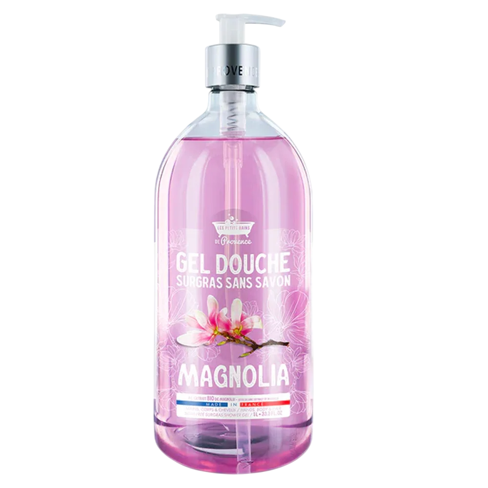 Les Petites Bains de Provence Magnolia Duschgel 1000 ml – Sanfte Pflege für empfindliche Haut