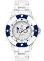 LIGHT TIME Mod. POKER - White / Blue L147A Only Time Armbanduhr 41 mm Blau ansicht-2