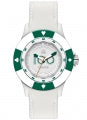 LIGHT TIME Mod. POKER - White / Green L147DS Only Time Armbanduhr 41 mm Grün ansicht-2