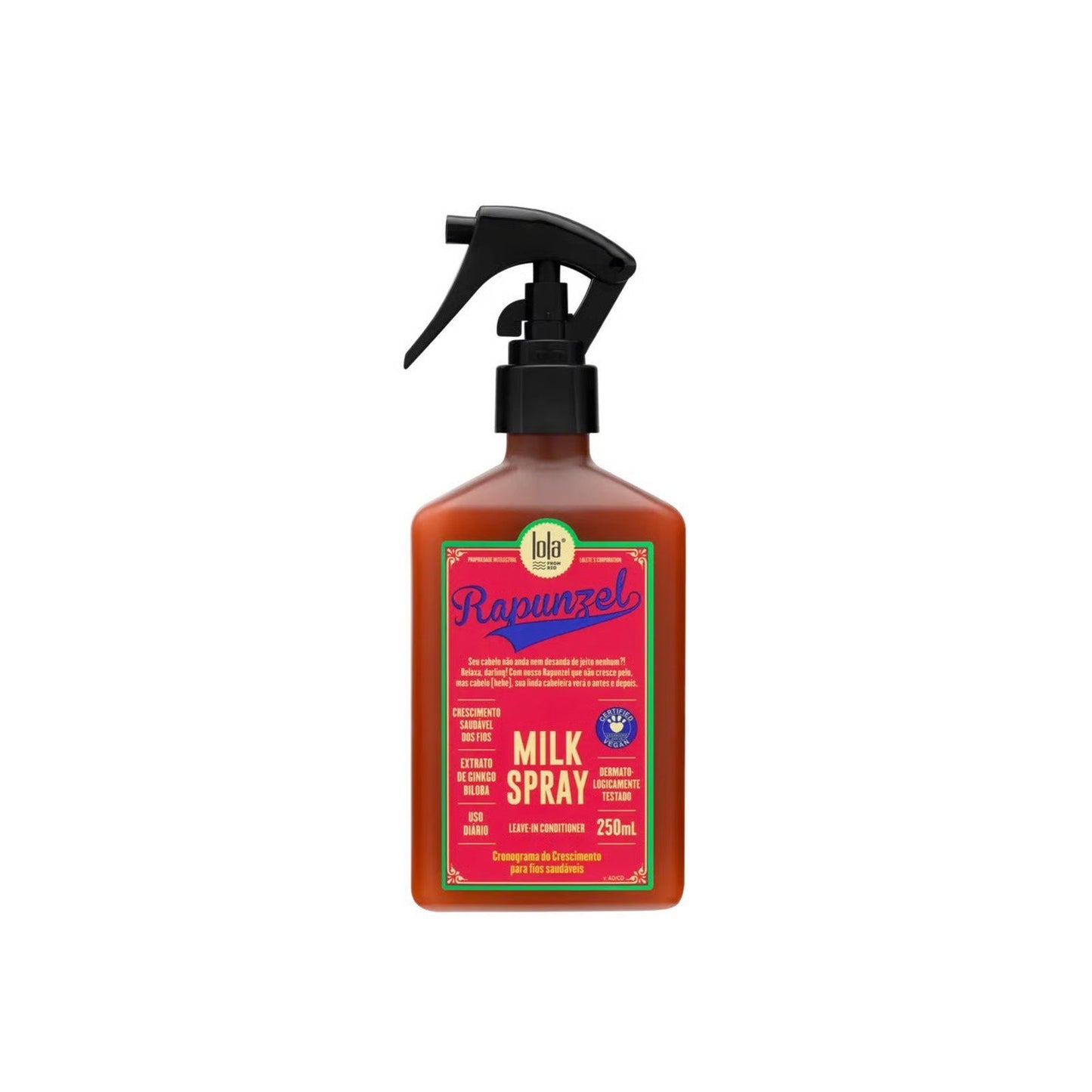 Lola Cosmetics Lola Cosmetics, Rapunzel, Milch, Leave-In Balsam-Spray für die Haare, Zur Hydratation, 250 ml Regular