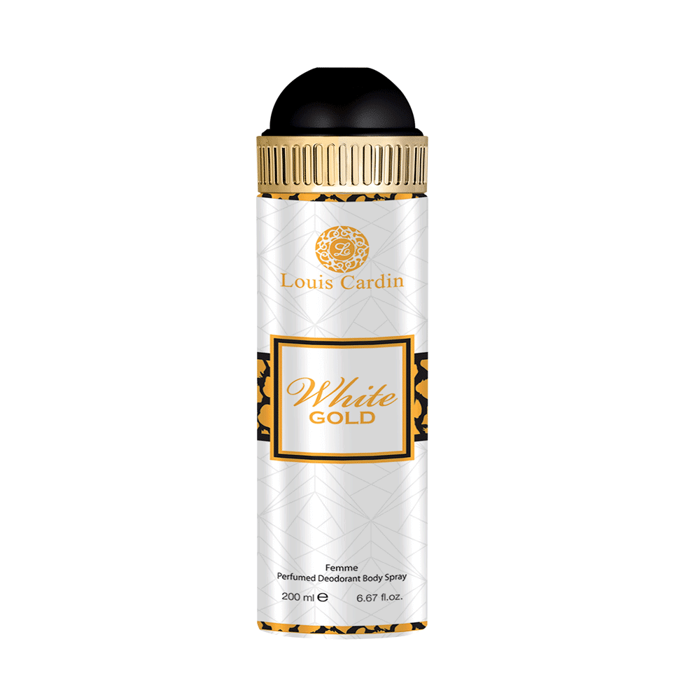 Louis Cardin Louis Cardin, White Gold, Deodorant Spray, Für Frauen, 200 ml Regular