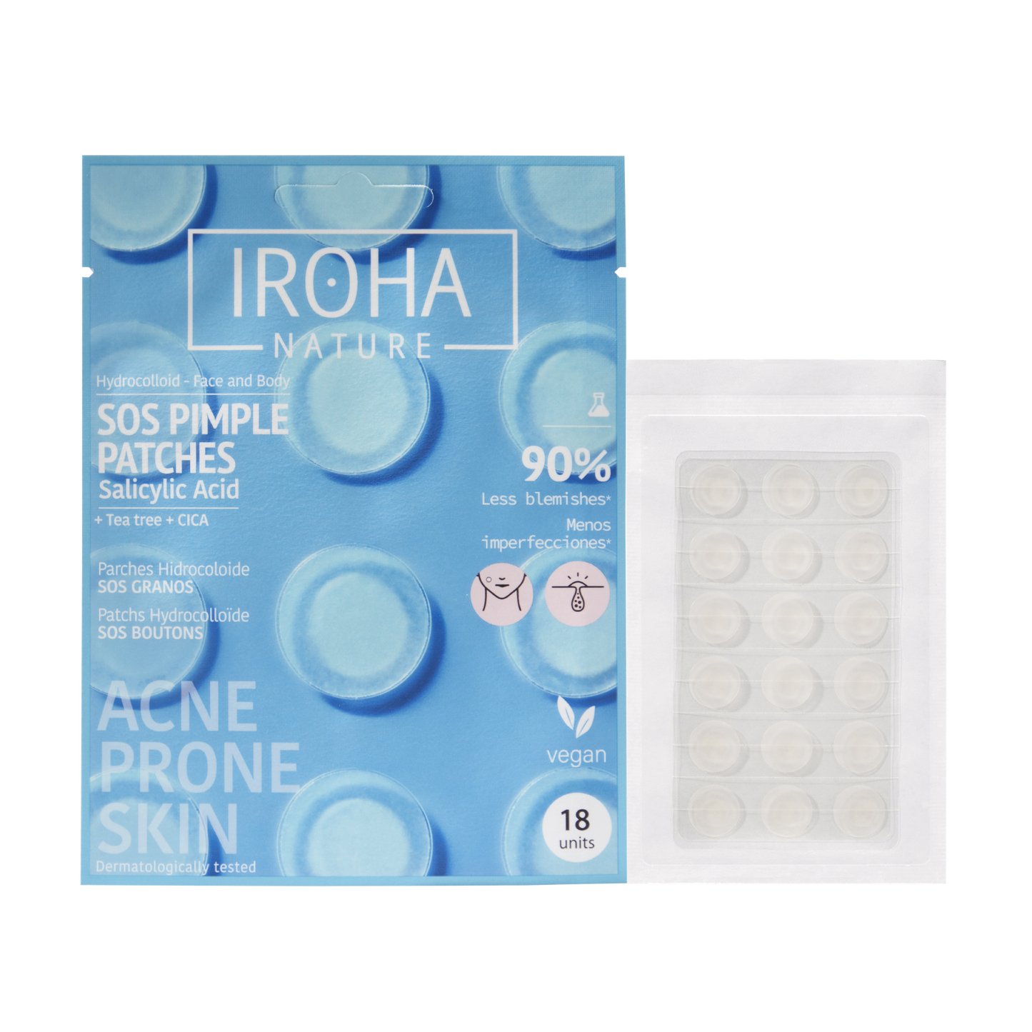 IROHA NATURE Sos Pimple Patches 18 U Kosmetik