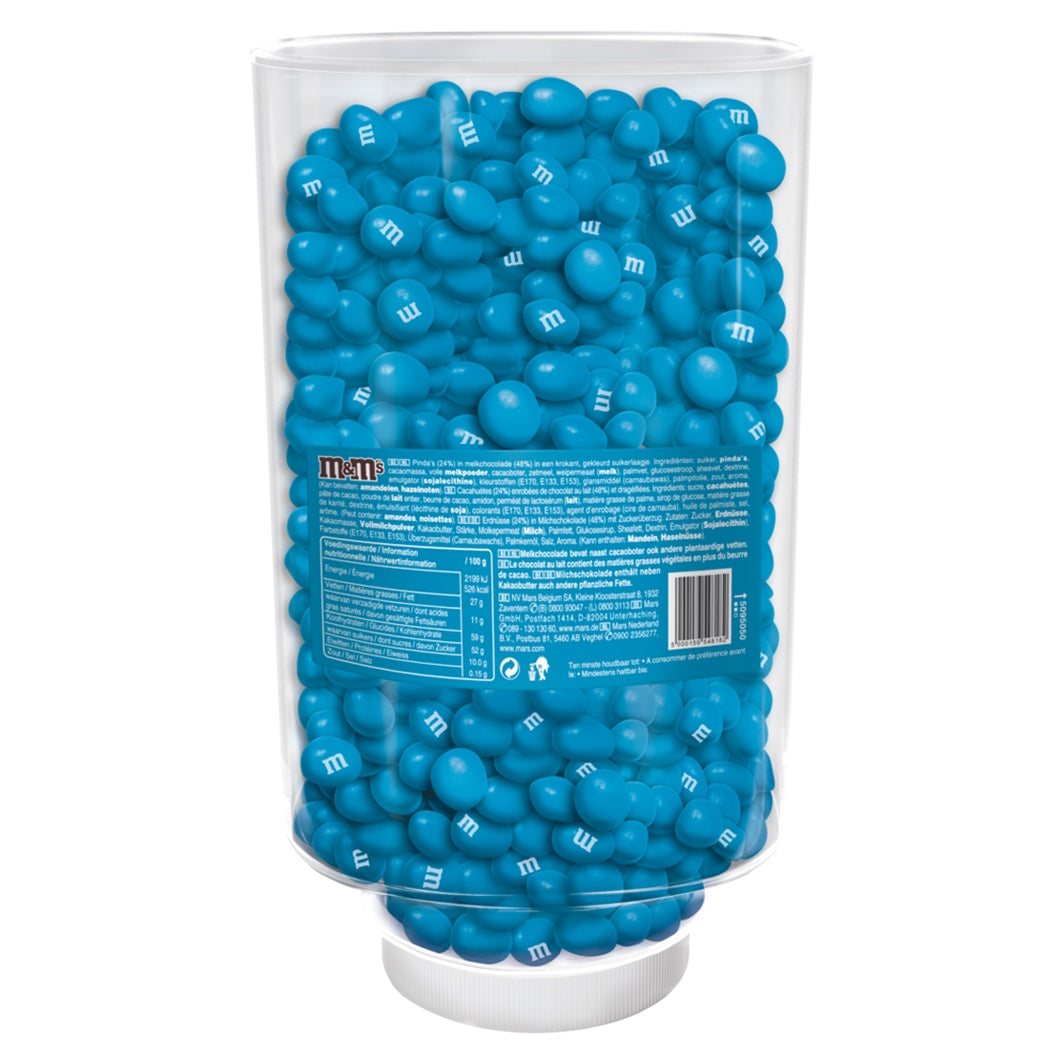 M&M´s Peanut Einfarbig Blau 1KG - Candyshop.ch