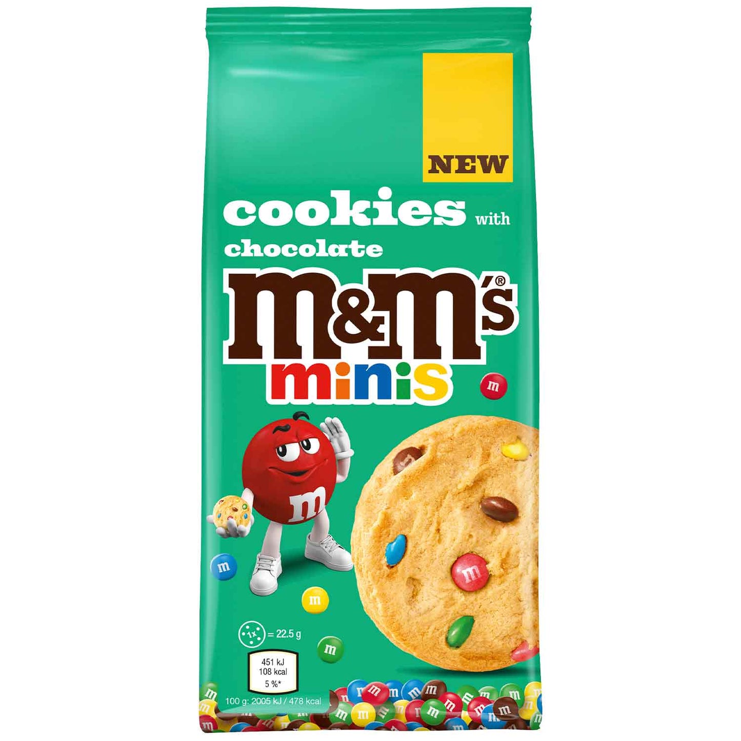 M&M'S Cookies 180g Knusprige Schokoladenkekse - Candyshop.ch