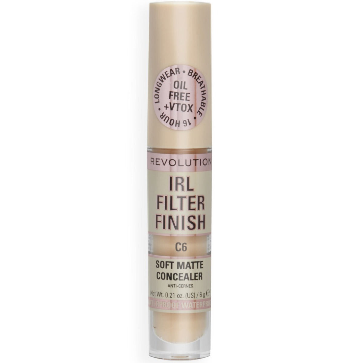 Makeup Revolution Makeup Revolution IRL Filter Finish Creme-Concealer C6 Dunkle Flecken 6 g