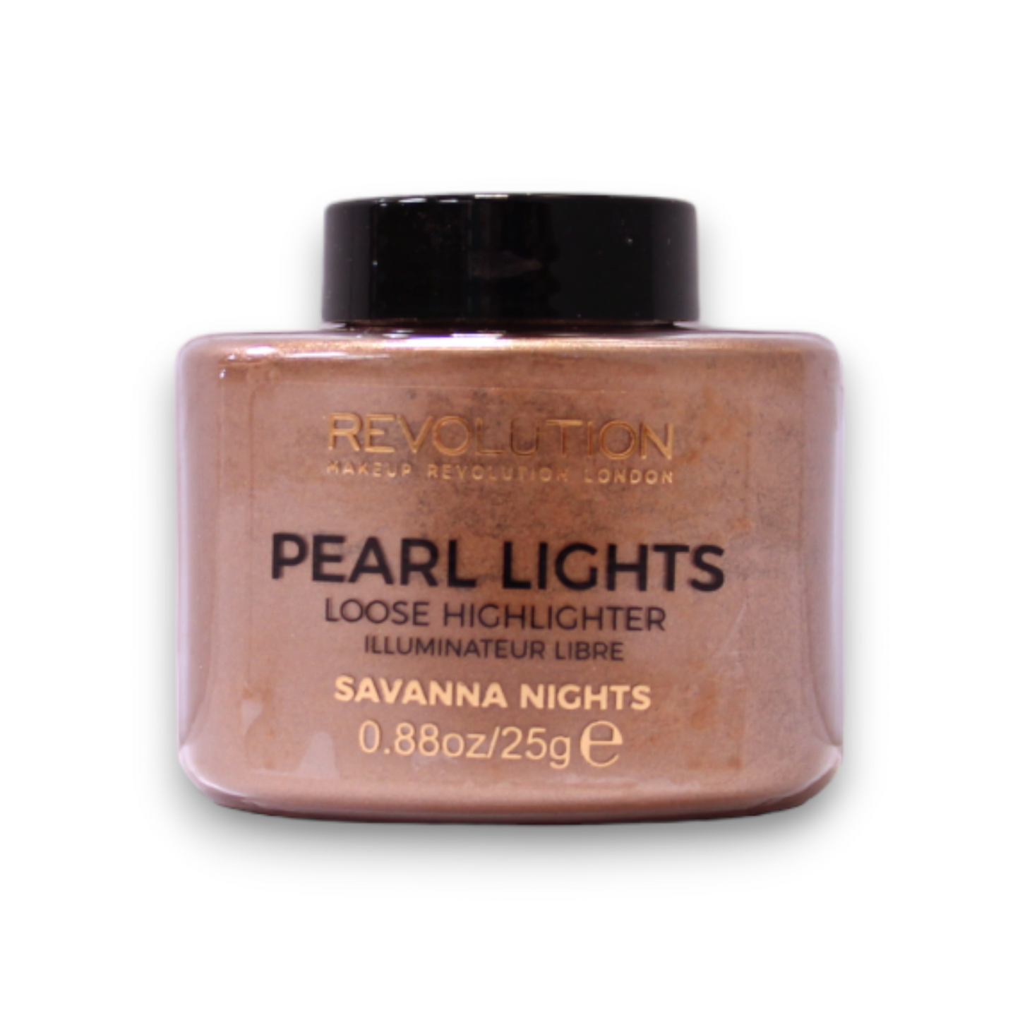 Makeup Revolution Makeup Revolution, Pearl Lights, Loser Highlighter-Puder, Savannah-Nächte, 25 g Regular