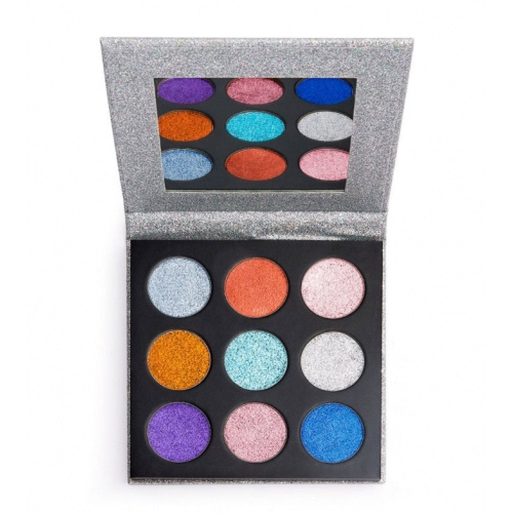 Makeup Revolution Makeup Revolution, Pressed Glitter, Gesichtspalette, Illusion, 13.5 g Regular