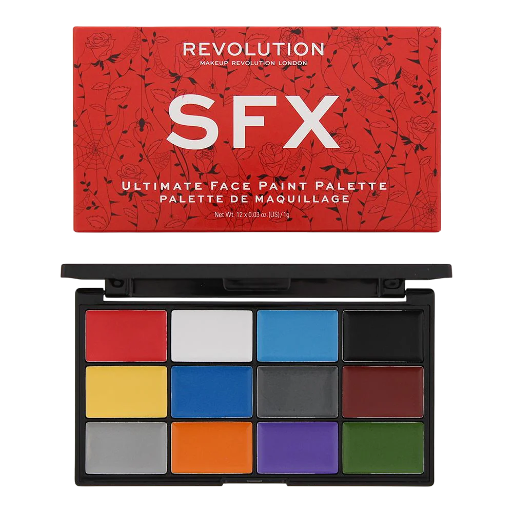 Makeup Revolution Makeup Revolution, Sfx, Gesichtspalette, 12 Schattierungen, 12 g Regular
