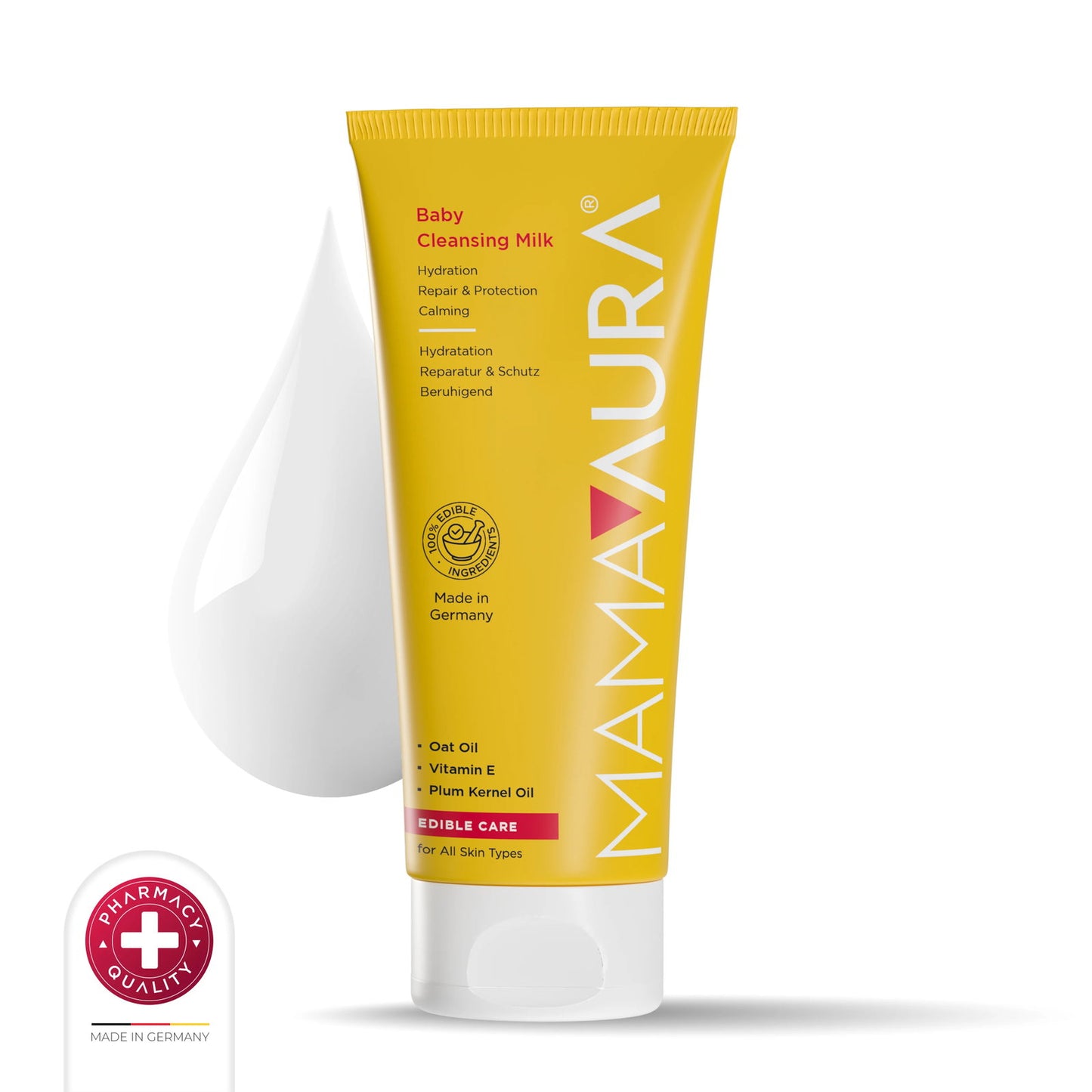 Mamaaura Mamaaura, Baby, Hydratisierend, Reinigungsmilch, 200 ml Regular