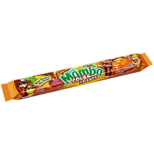 Mamba Cola & Friends 4x6er Kaubonbons mit Cola-Geschmack. Koffeinfrei.