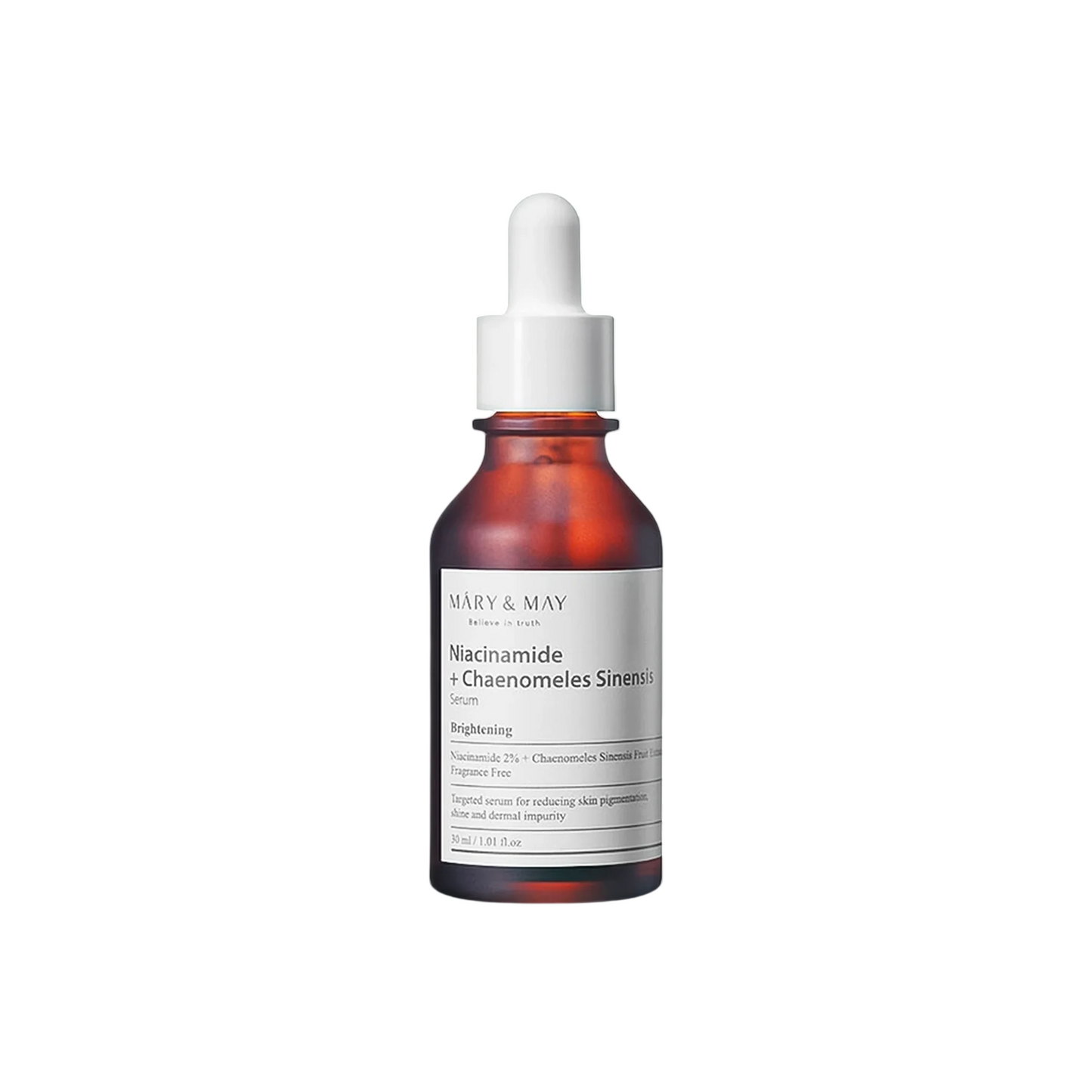 Mary and May Mary and May, Niacinamide + Chaenomeles Sinensis, Erleuchtend, Täglich, Serum, Für das Gesicht, 30 ml Regular
