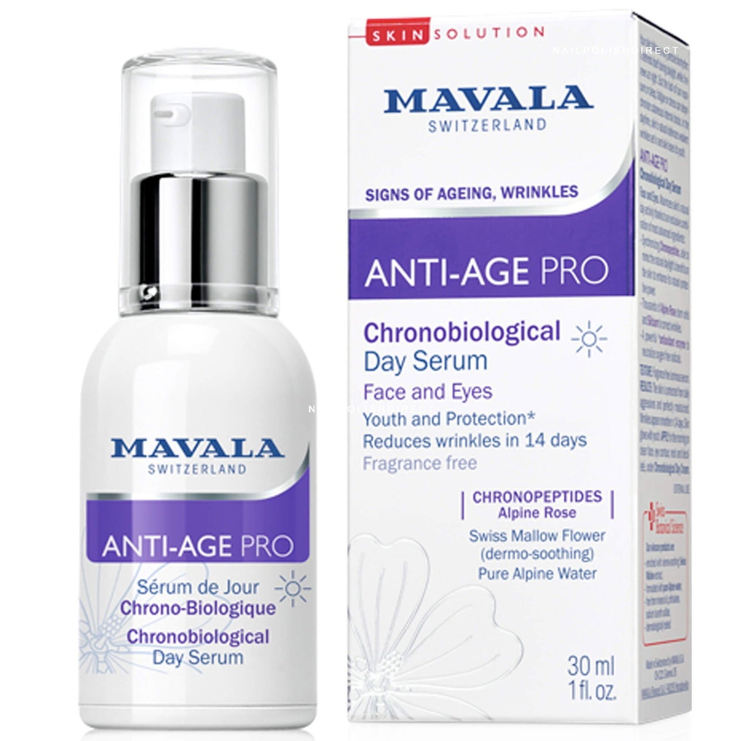 Mavala Mavala, Anti-Age Pro, Anti-Aging & Anti-Wrinkle, Morning, Serum, For Face, 30 ml Regular