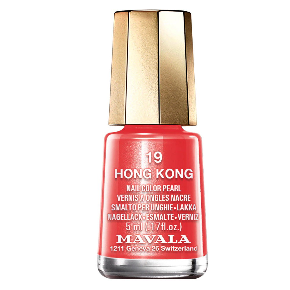 Mavala Mavala, Mavala, Glossy & Pearly, Nagellack, 19, Hong Kong, 5 ml *Miniatur Miniature