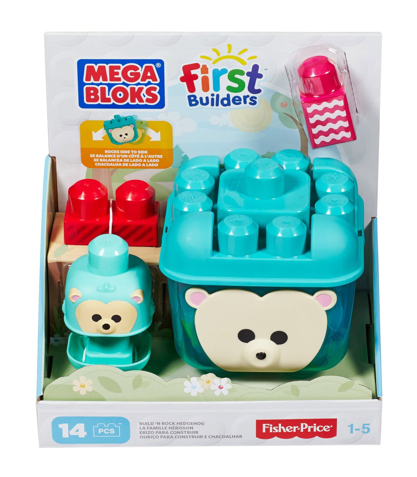 Mega Bloks Mega Bloks, First Builders, Bouw & Wiebel Igel, Konstruktionsset, Unisex, 1 - 5 jahre Regular