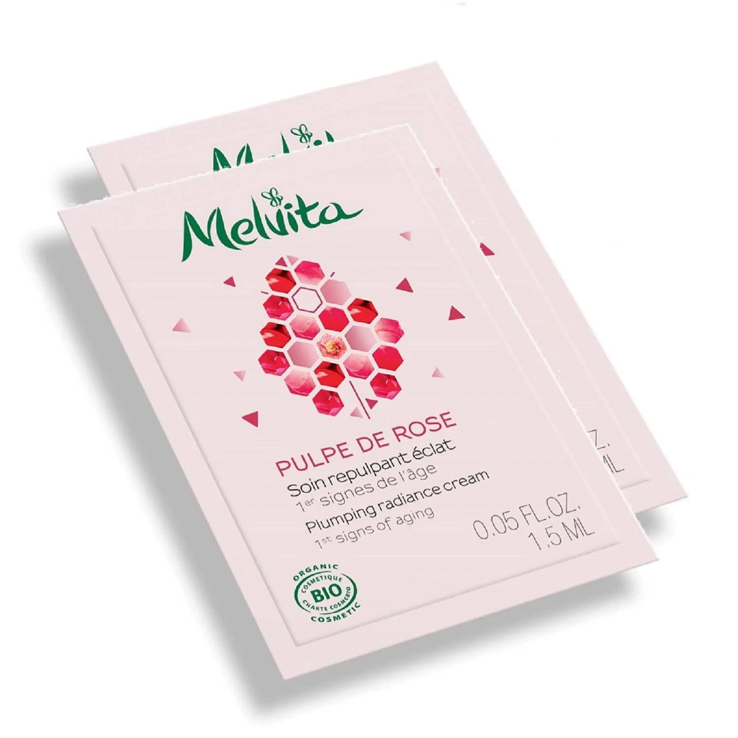 Melvita Melvita, Pulpe De Rose, Bio, Anti-Aging, Tag & Nacht, Sahne, Für Gesicht & Hals, 1.5 ml *Muster Sample