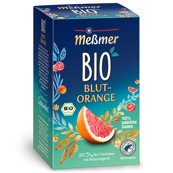 Messmer Bio Blutorange Bio Früchtetee mit Blutorangenöl - Candyshop.ch