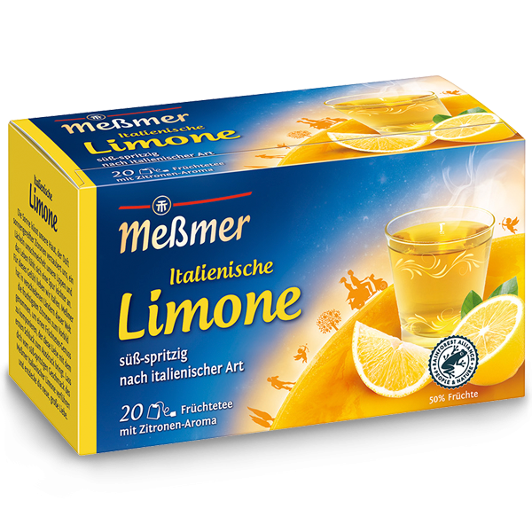 Messmer Italienische Limone Früchtetee mit Zitronen-Aroma - Candyshop.ch