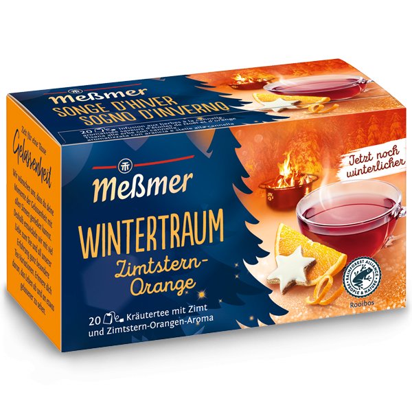 Meßmer Wintertraum mit Zimtstern Orangen Aroma 20er - Candyshop.ch