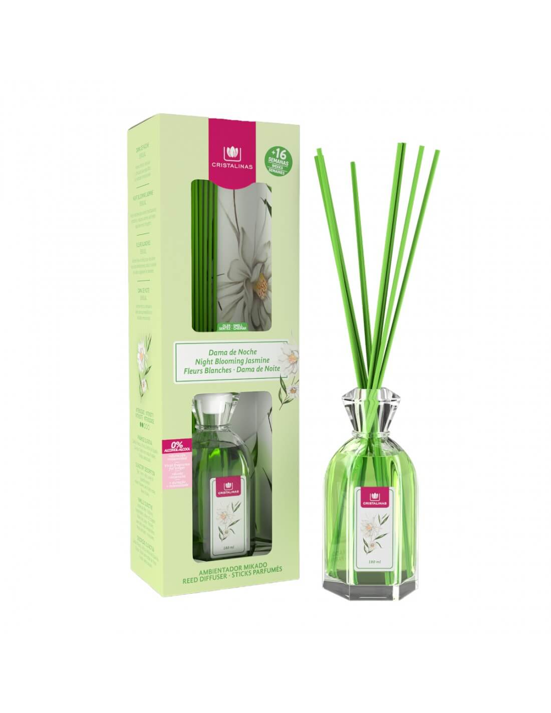 Cristalinas Mikado Ambientador 0 Dama De Noche 180ml