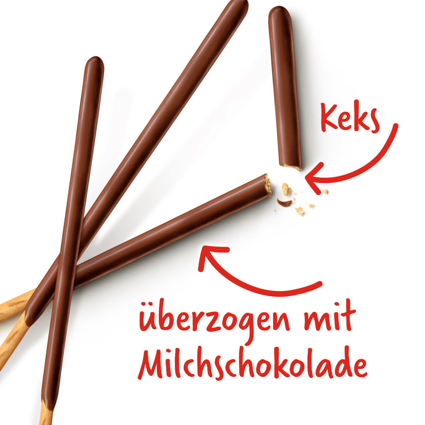Mikado Milchschokolade 75g Knusprige Keksstäbchen - Candyshop.ch
