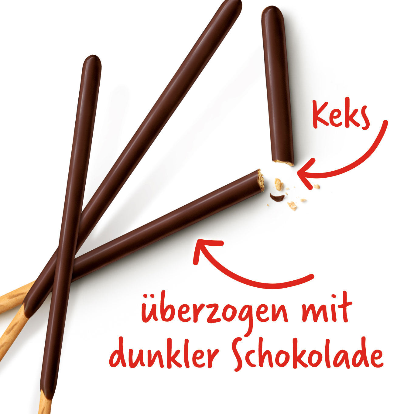 Mikado Zartherbe Schokolade 75g Knusprige Keksstäbchen - Candyshop.ch