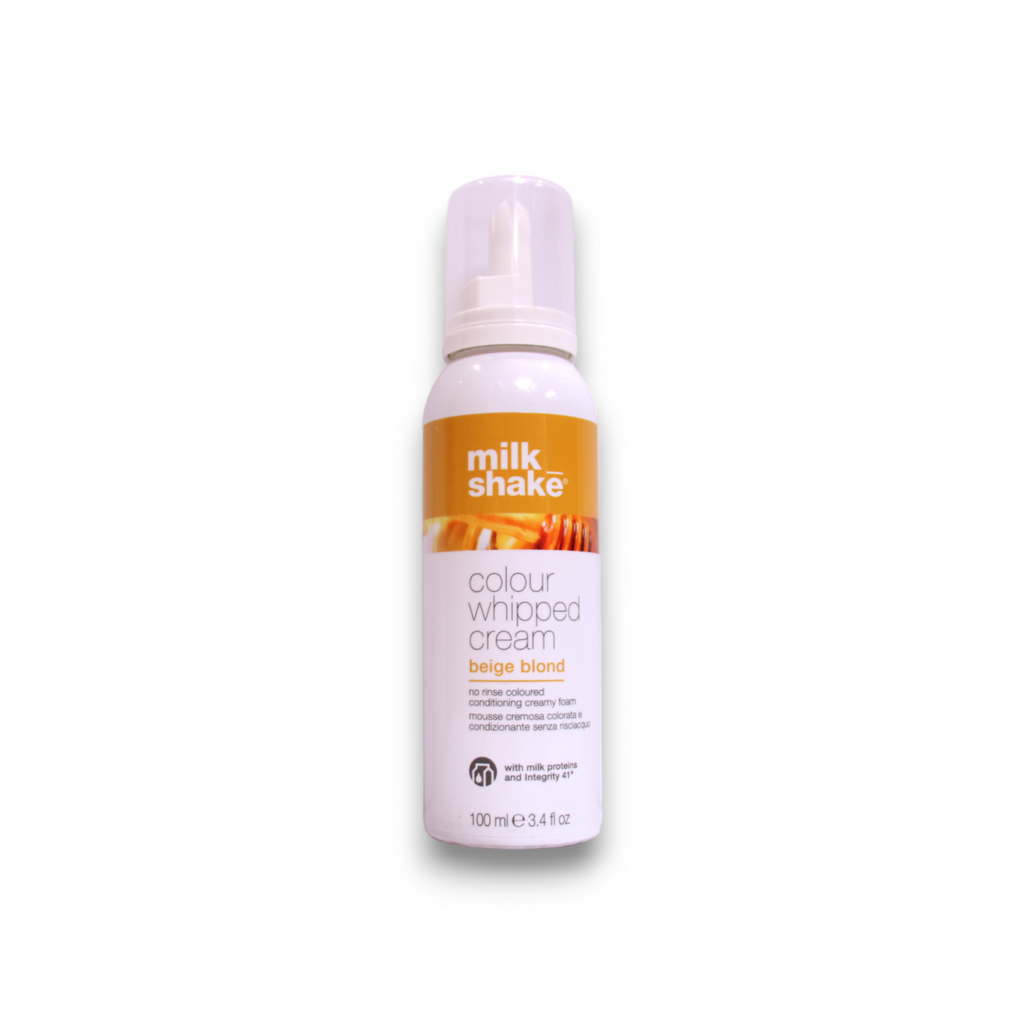 Milk Shake Milk Shake, Colour Whipped Cream, Biologische Fruchtextrakte, Leave-In Haarfarben-Mousse, Beige Blond, 100 ml Regu