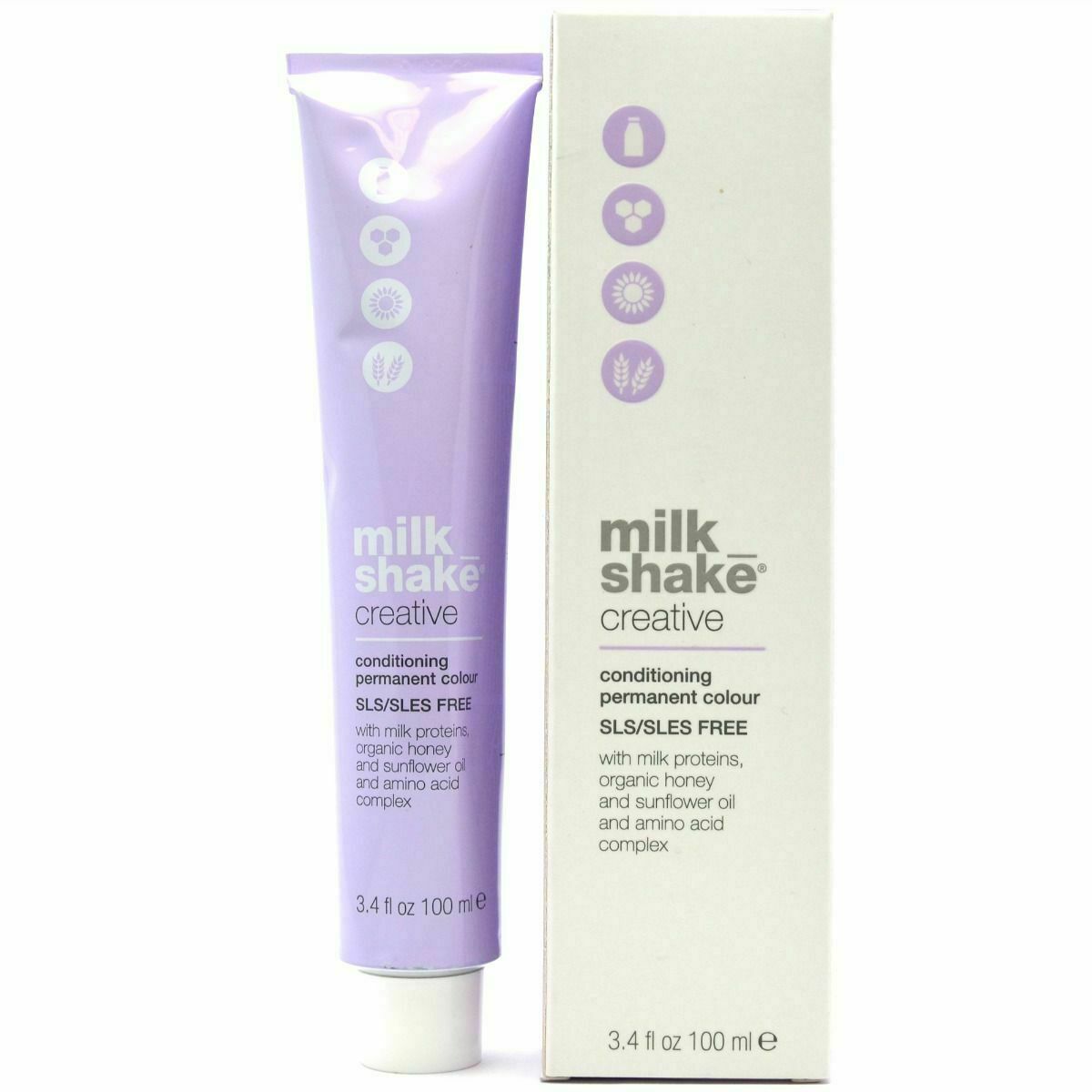 Milk Shake Creative Ohne SLS/SLES Permanente Haarfarbe 9.869BR Very Light Blond Chestnut Red 100 ml