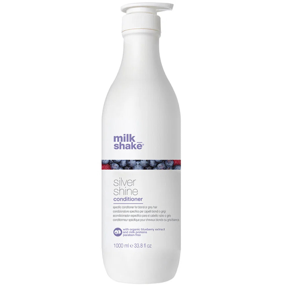 Milk Shake Milk Shake, Silver Shine, Parabenfrei, Haarspülung, Zur Neutralisierung von Gelbtönen, 1000 ml Regular