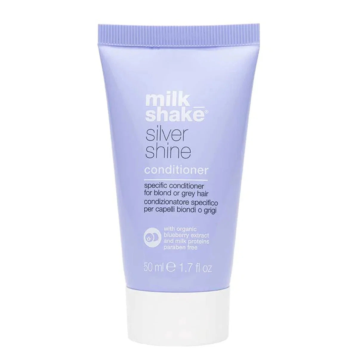 Milk Shake Milk Shake, Silver Shine, Parabenfrei, Haarspülung, Zur Neutralisierung von Gelbtönen, 50 ml Regular