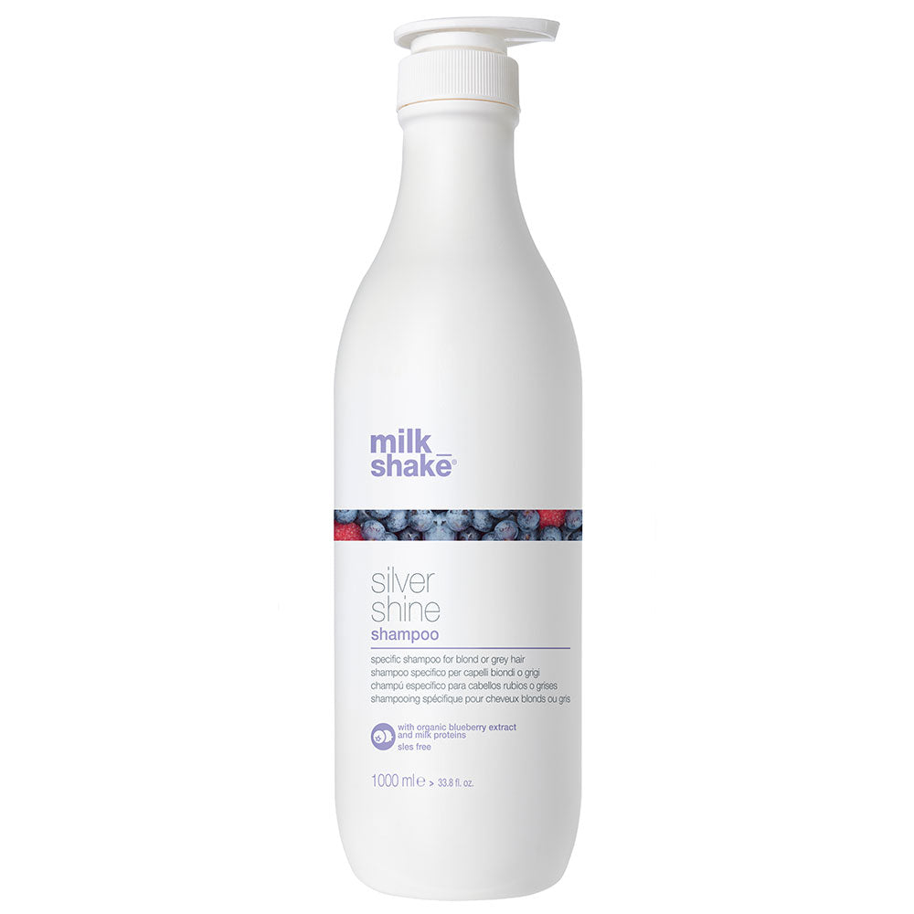 Milk Shake Milk Shake, Silver Shine, Sulfatfrei, Haarshampoo, Zur Neutralisierung von Gelbtönen, 1000 ml Regular