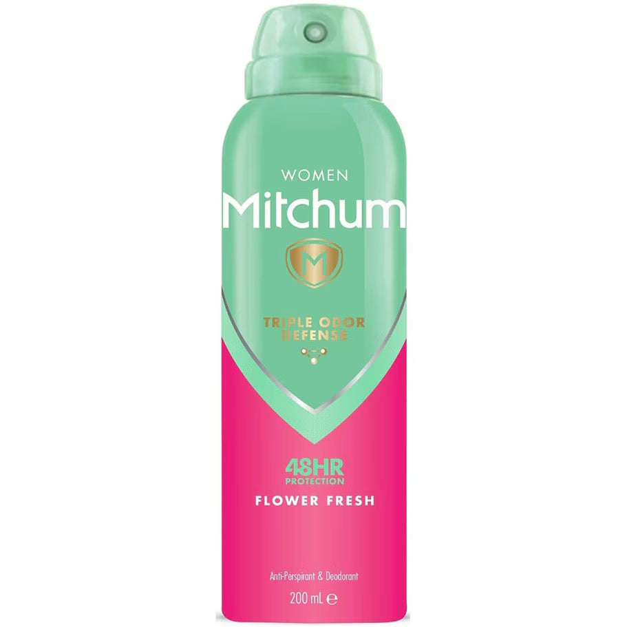 Mitchum Mitchum, Flower Fresh, Feuchtigkeitsspendend 48H, Deodorant Spray, Für Frauen, 200 ml Regular