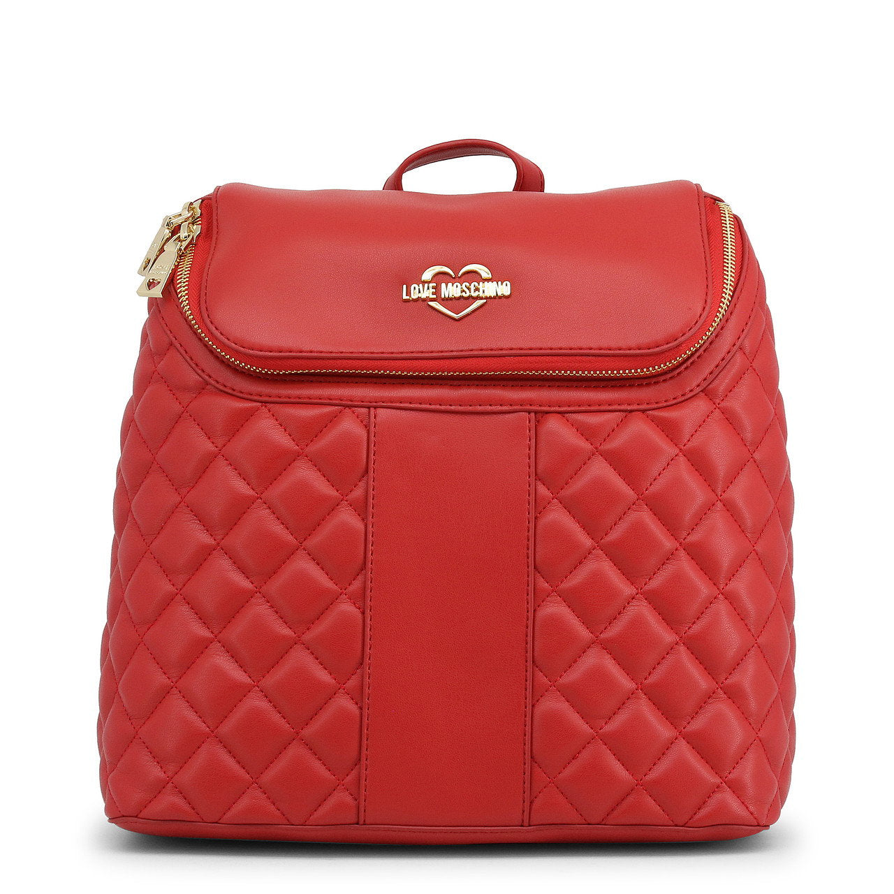 Moschino Moschino, Love, Kunstleder, Textilrucksack, Rot, Taschen 2, Für Frauen Regular