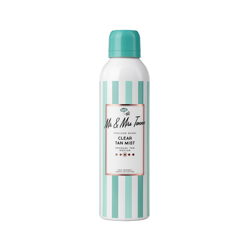 Mr & Mrs Tannie Mr & Mrs Tannie, Clear Tan Mist, Bronzieren, Selbstbräunungsspray, 200 ml Regular