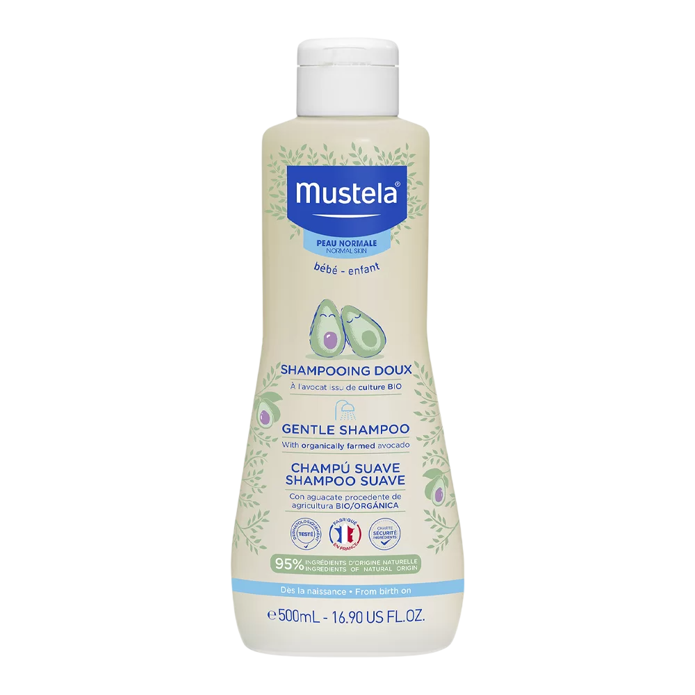 Mustela Mustela, Gentle, Avocado, Haarshampoo, Sanfte Reinigung, 500 ml Regular